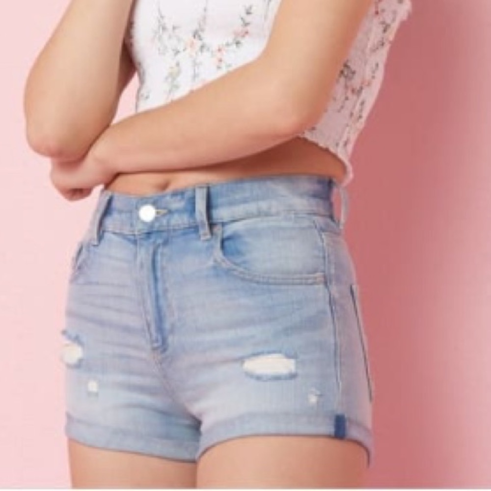 Garage rétro high waist shorts